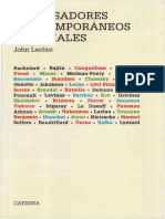 LECHTE, J. - 50 Pensadores Contemporáneos Esenciales - Ediciones Cátedra, Madrid, 1996