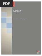 TASK:2: 1.generators and Motors 2.trasnformers