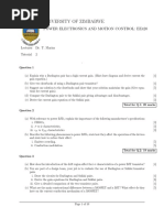 University of Zimbabwe: Power Electronics and Motion Control: Ee420