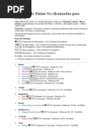 Catálogo de Etnias No Alcanzadas para Bolivia