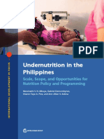 Undernutrition in The Philippines 2021