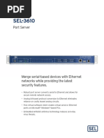 Port Server SEL-3610