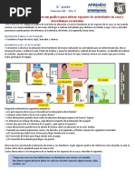 Elaboramos Un Gráfico para Ubicar Espacios de Actividades en Casa y Describimos Recorridos