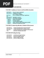 VOLUME I Conditions of Contract and Priced Bill of Quantities