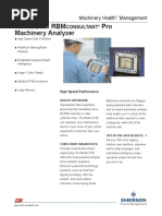 Model 2130 RBM Pro Machinery Analyzer: Consultant