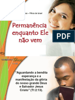 Sermão - Permanencia - Enquanto - Nao - Vem