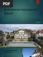 Brillantmont International School: Short Presentation by Zaytsev P.S