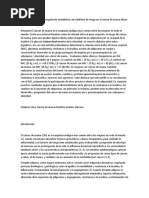 Hiperresistinemia y Desregulación Metabólica Caso de Estadistica