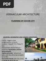 Vernacular Architecture: Planning of Cochin City