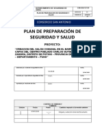 Plan de Preparacion de Seguridad y Salud