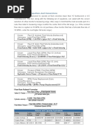 Flow Presssure Equations