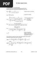 Mathcad - DC Motor Velocity