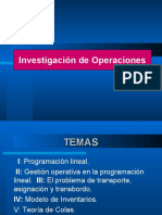 Introducción A La Investigación de Operaciones