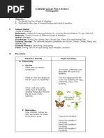 A Detailed Lesson Plan in Science