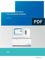 Chemiluminescence Immunoassay Analyzer: Technical Specifications