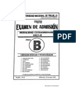 Examen UNT Exonerados 2021 II