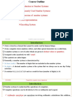 Introduction To Number Systems Commonly Used Number Systems Conversion of Number Systems Data Representation Encoding System