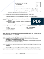 Q3-2nd SUMMATIVE TEST IN MAPEH V