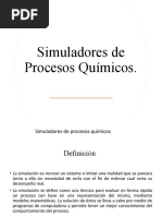 INFORMATICA 1080 - UNIDAD 7 - Simuladores de Procesos Quimicos