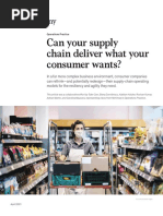 Can Your Supply Chain Deliver What Your Consumer Wants Final