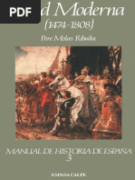 Manual de Historia de España 3. Edad Moderna (1474-1808) by Pere Molas Ribalta