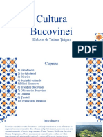 Cultura Bucovinei de Tatiana Țirigan