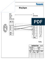 Wiring Diagram: Minas A Servo Driver CN Ser Mini DIN 8-Pin, Male PC Sub-D 9-Pin, Female