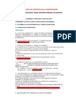 Primera Practica Calificada de Logistica en La Construccion