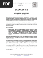 Comunicado 021