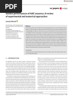 Seismic Performance of AAC Masonry