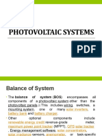 Photovoltaic Systems