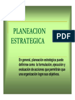 Planeacion Estrategica de La Calidad