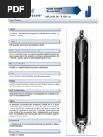 ASME Bladder Accumulator Datasheet