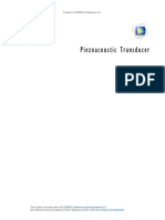 Models - Aco.piezoacoustic Transducer