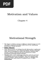 Motivation and Values