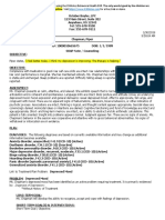 Counseling SOAP Note Depression Anxiety Sample