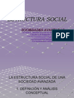 Bretones, M. T. Estructura Social. Sociedades Avanzadas. Presentación Power Point