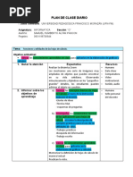 Plan de Clase Diario