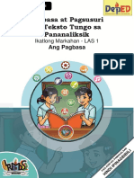 Las1-Ang Pagbasa by Rs. Domingo