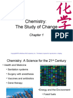 Chapter 1 Chemistry The Study of Change