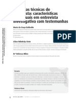 Além Das Técnicas de Entrevista Características Individuais em Entrevista Com Testemunhas