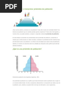 Cómo Hacer e Interpretar Pirámides de Población