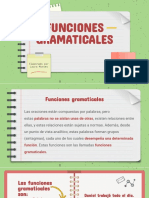 Funciones Gramaticales