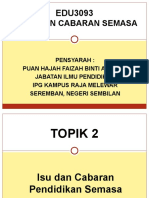 TOPIK 2 - Isu Dan Cabaran Pendidikan Semasa Complete