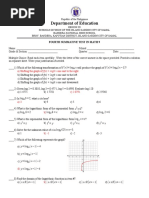 Department of Education: F (X) Log X F (X) Log X - 1)