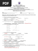 Department of Education: y X - 2 y 2+x y 4 y X - 2