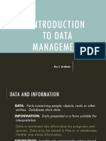 Topic 1 Introduction To Data Management