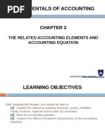 Chapter 2 Accounting Elements and Accounting Equation