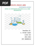 Chemistry Project Work