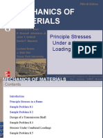 Mechanics of Materials: Principle Stresses Under A Given Loading